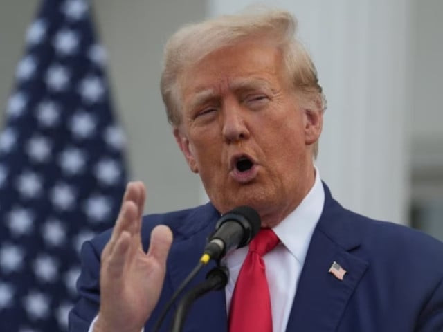 republican presidential nominee and former us president donald trump speaks during a press conference at trump national golf club in bedminster new jersey us on august 15 2024 photo reuters republican presidential nominee and former us president donald trump speaks during a press conference at trump national golf club in bedminster new jersey us on august 15 2024 photo reuters